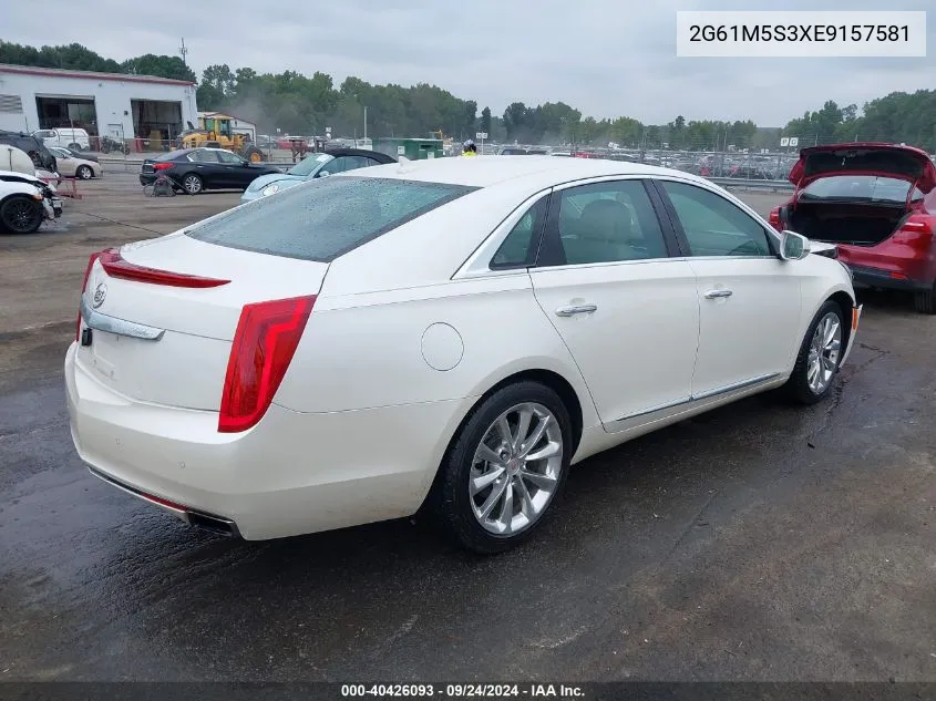 2014 Cadillac Xts Luxury VIN: 2G61M5S3XE9157581 Lot: 40426093