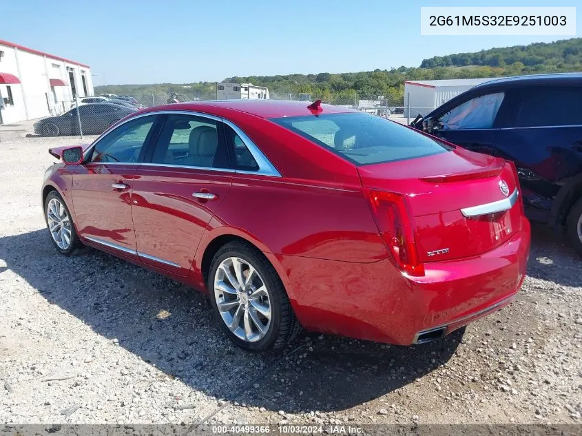 2014 Cadillac Xts Luxury VIN: 2G61M5S32E9251003 Lot: 40499366