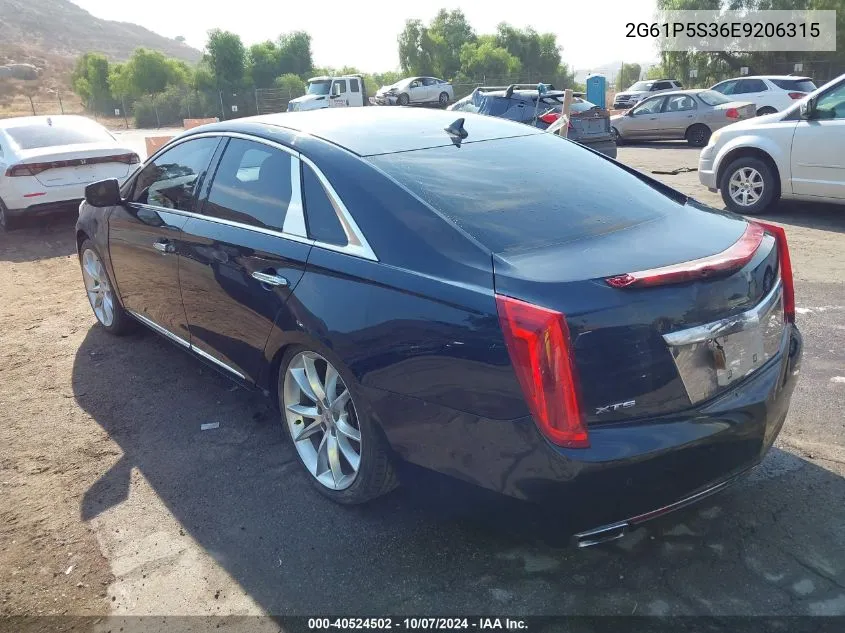 2014 Cadillac Xts Premium VIN: 2G61P5S36E9206315 Lot: 40524502