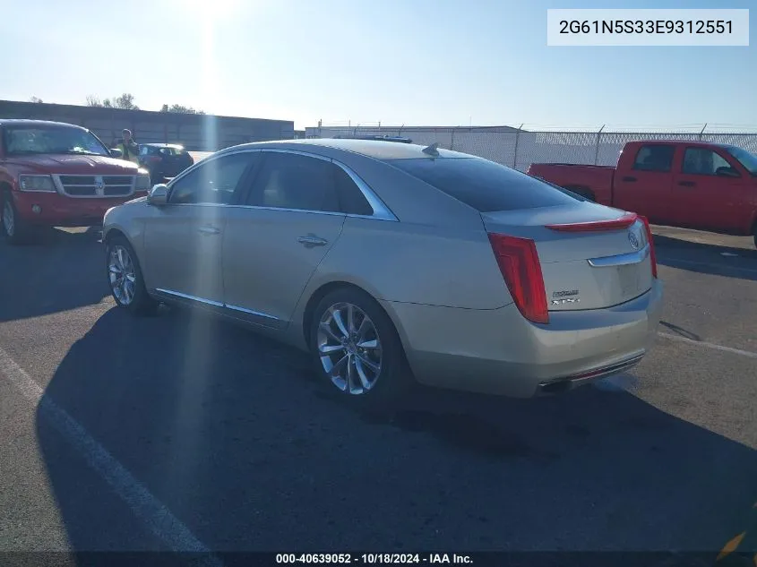 2014 Cadillac Xts Luxury VIN: 2G61N5S33E9312551 Lot: 40639052