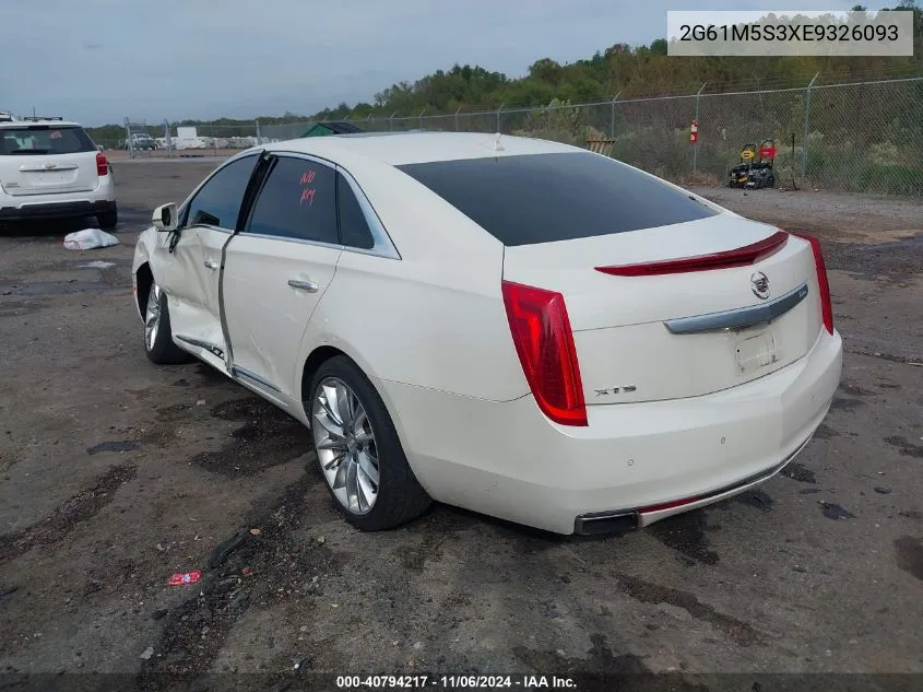 2014 Cadillac Xts Luxury VIN: 2G61M5S3XE9326093 Lot: 40794217