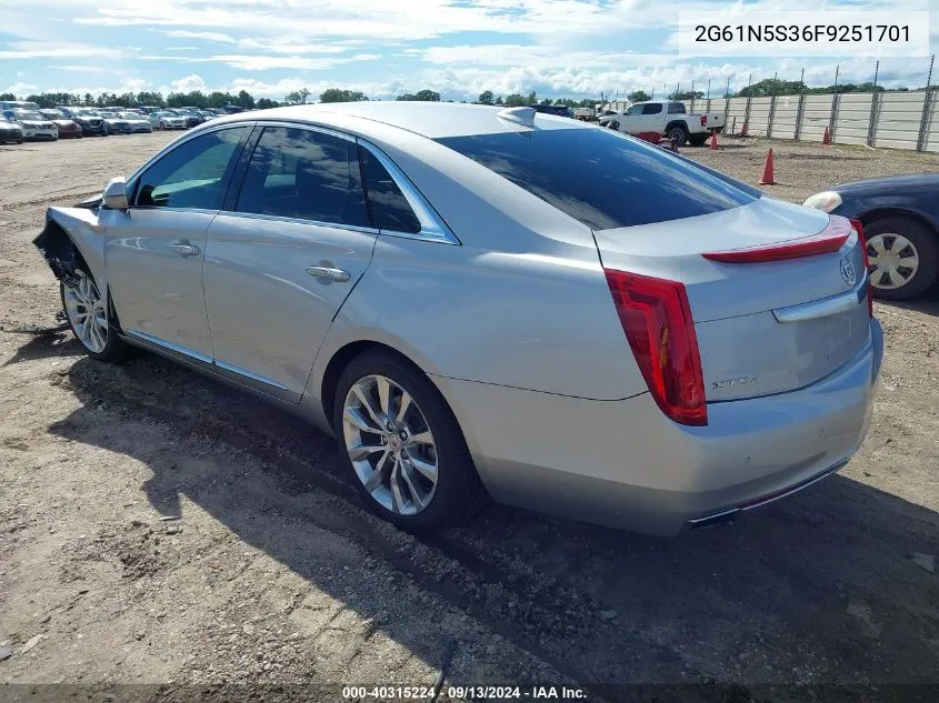 2015 Cadillac Xts Luxury VIN: 2G61N5S36F9251701 Lot: 40315224