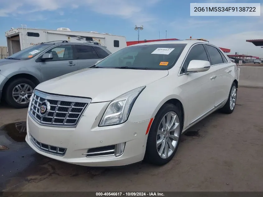 2015 Cadillac Xts Luxury VIN: 2G61M5S34F9138722 Lot: 40546617