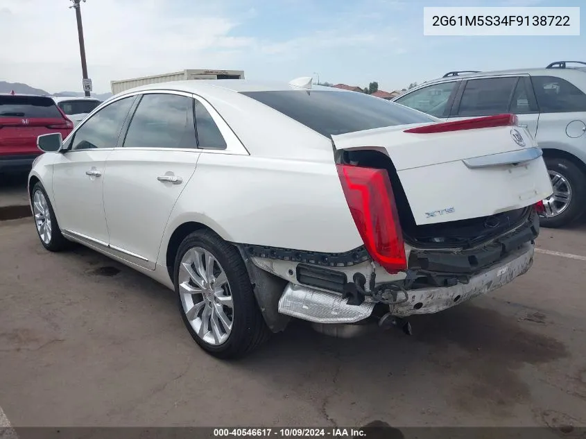 2015 Cadillac Xts Luxury VIN: 2G61M5S34F9138722 Lot: 40546617