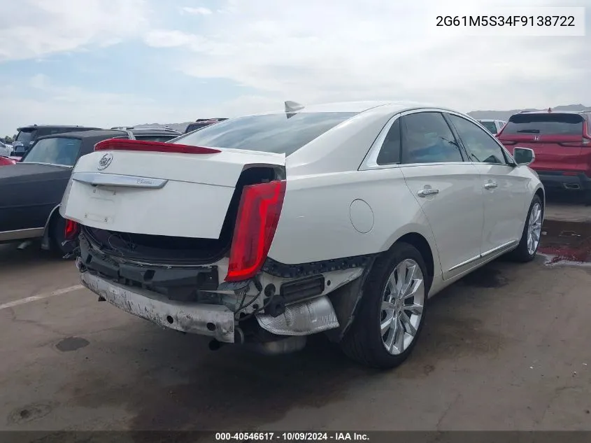 2015 Cadillac Xts Luxury VIN: 2G61M5S34F9138722 Lot: 40546617