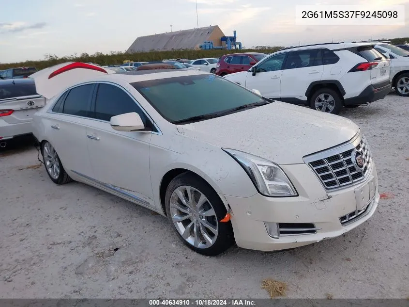 2015 Cadillac Xts Luxury VIN: 2G61M5S37F9245098 Lot: 40634910