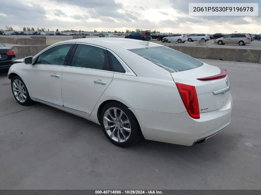 2015 Cadillac Xts Premium VIN: 2G61P5S30F9196978 Lot: 40714595