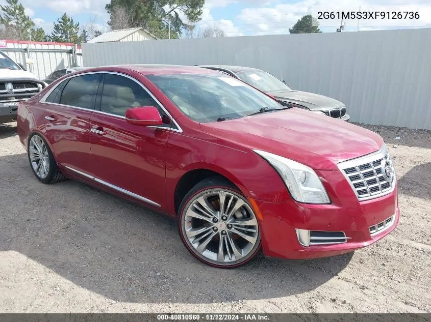 2015 Cadillac Xts Luxury VIN: 2G61M5S3XF9126736 Lot: 40810569