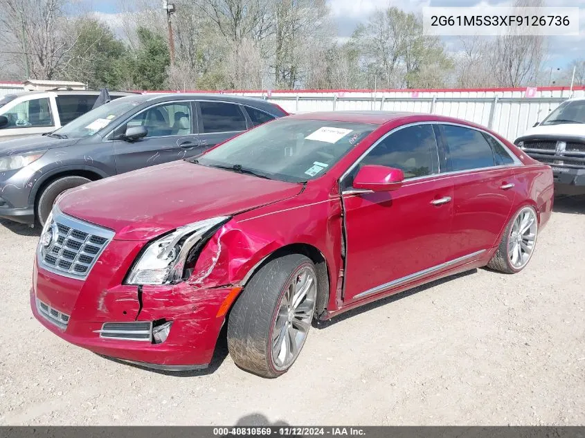 2015 Cadillac Xts Luxury VIN: 2G61M5S3XF9126736 Lot: 40810569