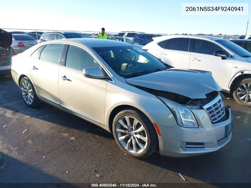 2015 Cadillac Xts Luxury VIN: 2G61N5S34F9240941 Lot: 40882546