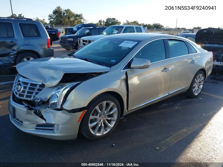 2015 Cadillac Xts Luxury VIN: 2G61N5S34F9240941 Lot: 40882546