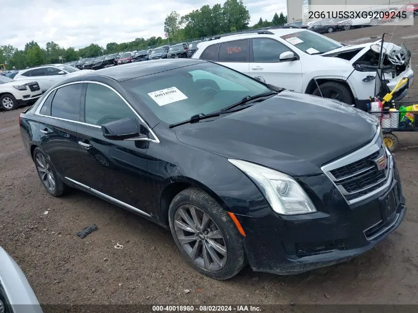 2016 Cadillac Xts W20 Livery Package VIN: 2G61U5S3XG9209245 Lot: 40018980