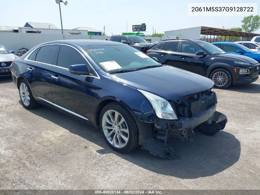 2016 Cadillac Xts Luxury Collection VIN: 2G61M5S37G9128722 Lot: 40020134