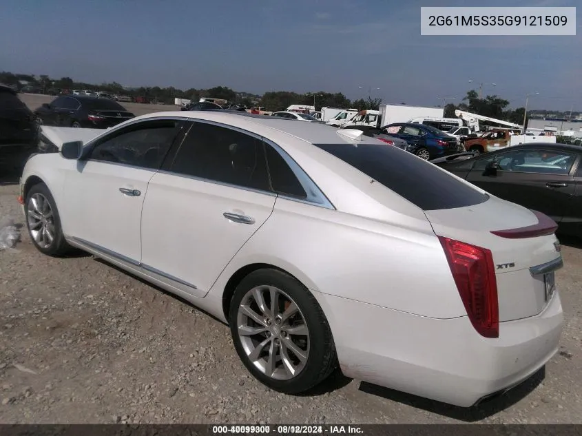 2016 Cadillac Xts Luxury Collection VIN: 2G61M5S35G9121509 Lot: 40099300