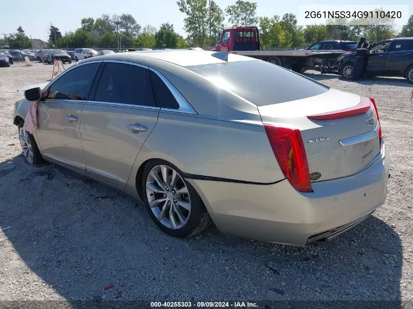 2G61N5S34G9110420 2016 Cadillac Xts Luxury Collection