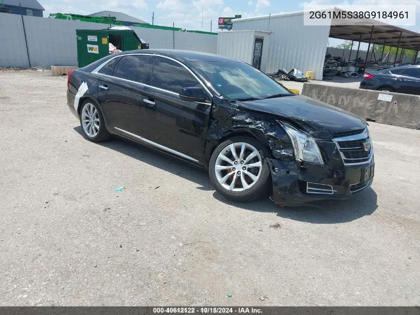 2016 Cadillac Xts Luxury Collection VIN: 2G61M5S38G9184961 Lot: 40612122