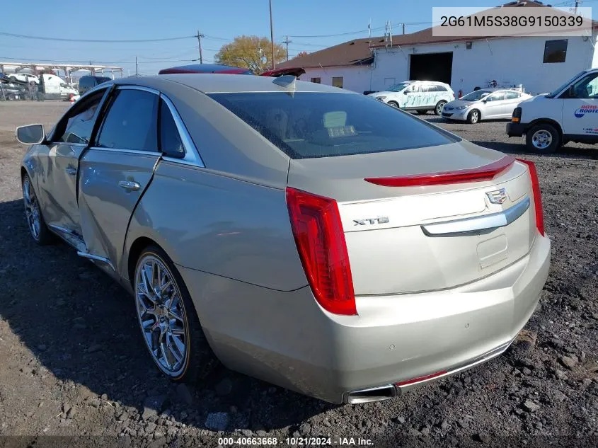 2016 Cadillac Xts Luxury Collection VIN: 2G61M5S38G9150339 Lot: 40663668