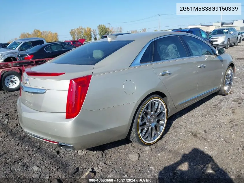 2016 Cadillac Xts Luxury Collection VIN: 2G61M5S38G9150339 Lot: 40663668