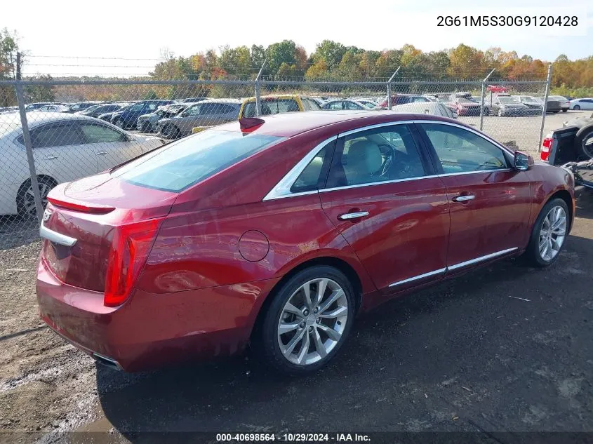 2016 Cadillac Xts Luxury Collection VIN: 2G61M5S30G9120428 Lot: 40698564