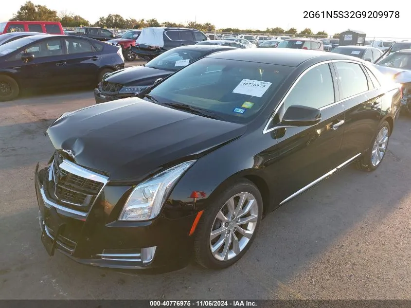 2016 Cadillac Xts Luxury Collection VIN: 2G61N5S32G9209978 Lot: 40776975