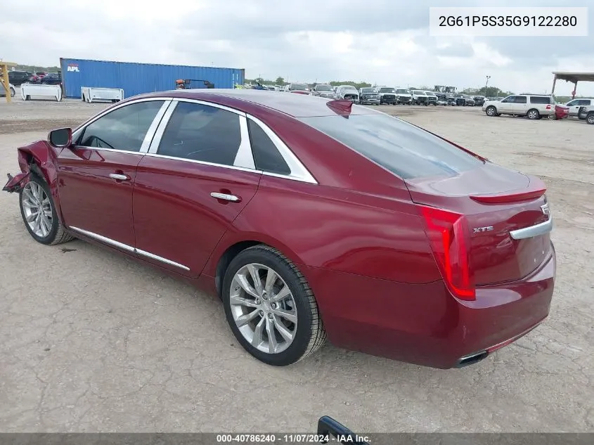 2016 Cadillac Xts Premium Collection VIN: 2G61P5S35G9122280 Lot: 40786240