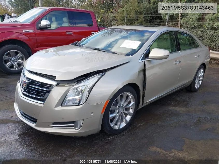 2016 Cadillac Xts Luxury Collection VIN: 2G61M5S37G9143463 Lot: 40815771