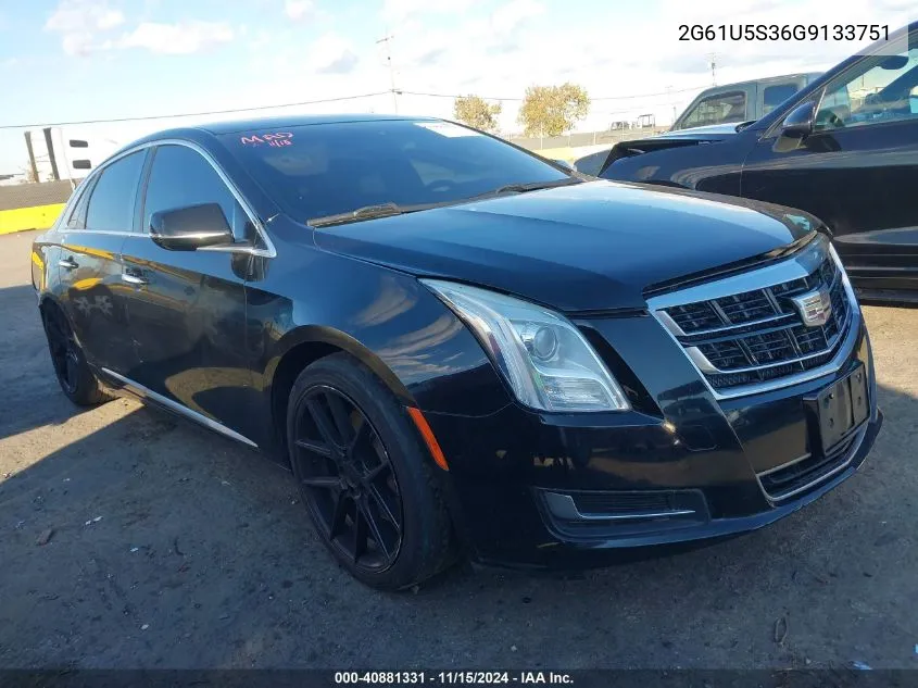 2016 Cadillac Xts W20 Livery Package VIN: 2G61U5S36G9133751 Lot: 40881331