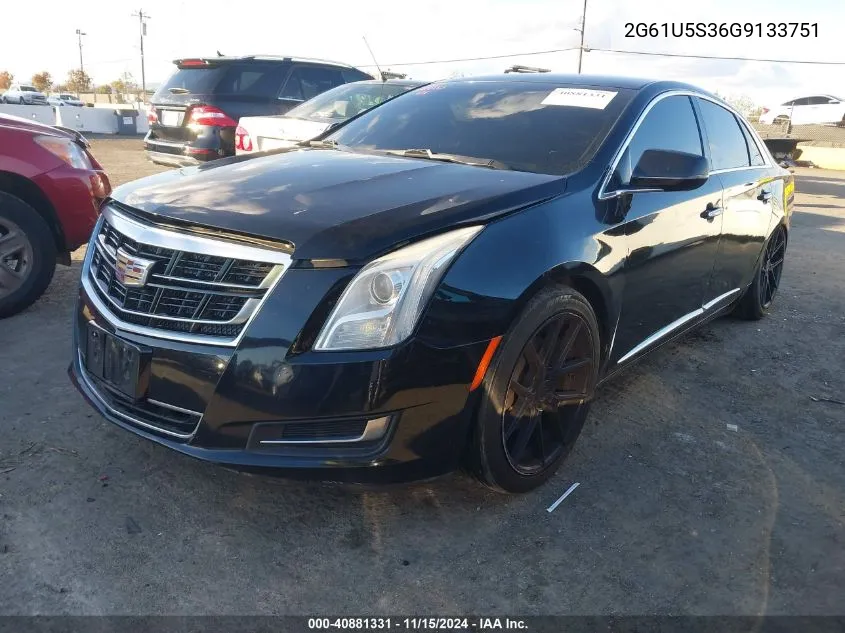 2016 Cadillac Xts W20 Livery Package VIN: 2G61U5S36G9133751 Lot: 40881331