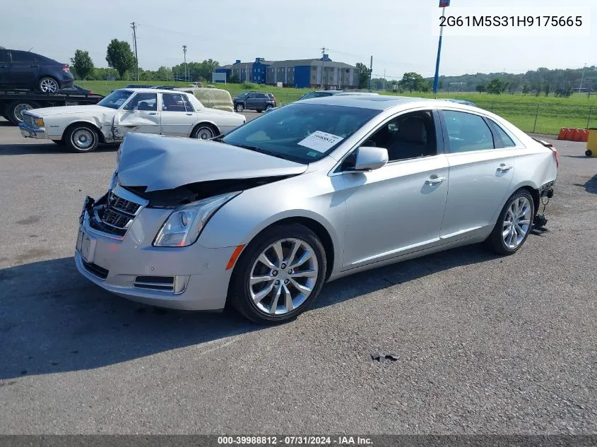 2017 Cadillac Xts Luxury VIN: 2G61M5S31H9175665 Lot: 39988812