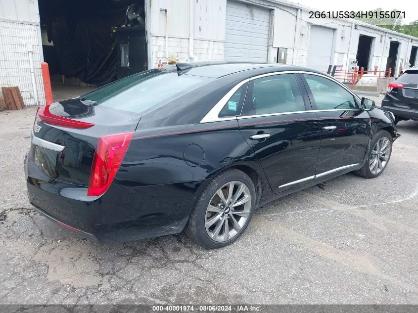 2017 Cadillac Xts W20 Livery Package VIN: 2G61U5S34H9155071 Lot: 40001974