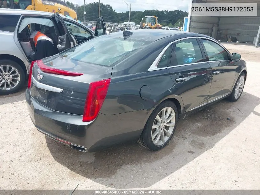 2017 Cadillac Xts Luxury VIN: 2G61M5S38H9172553 Lot: 40345456