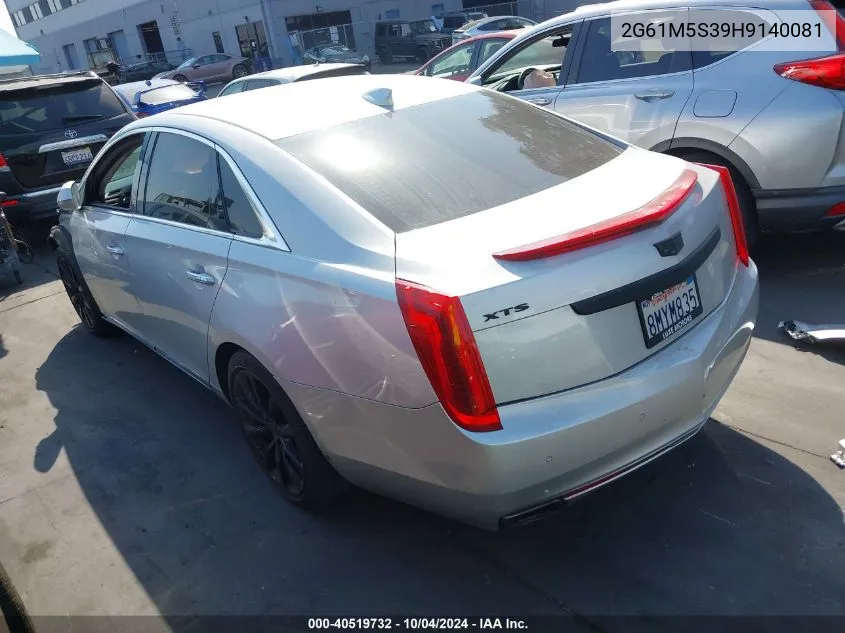 2017 Cadillac Xts Luxury VIN: 2G61M5S39H9140081 Lot: 40519732