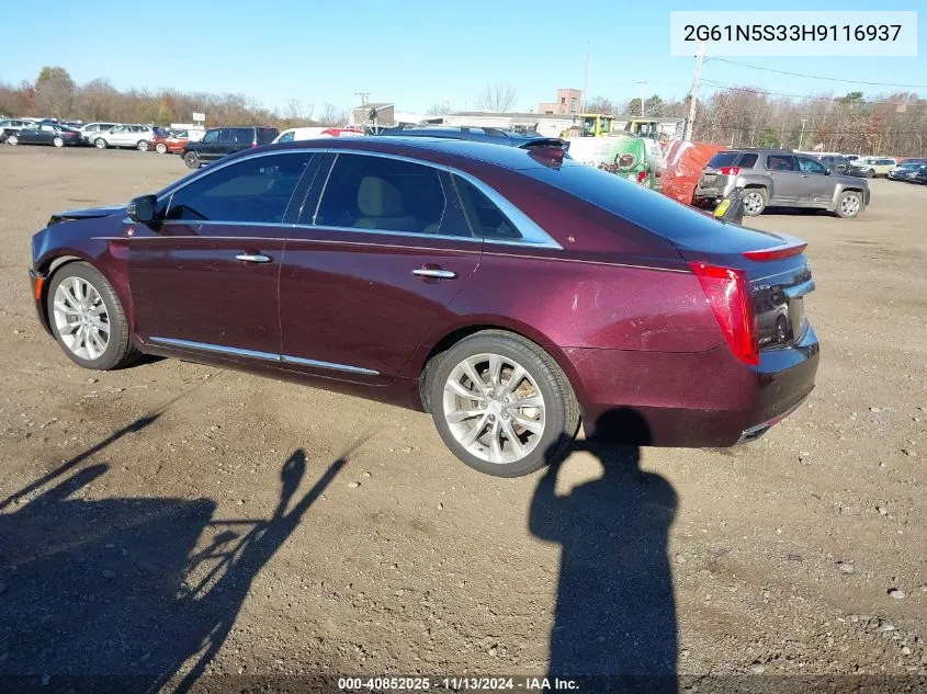 2017 Cadillac Xts Luxury VIN: 2G61N5S33H9116937 Lot: 40852025