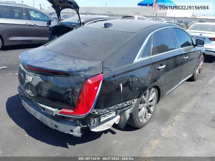 2018 Cadillac Xts W20 Livery Package VIN: 2G61U5S32J9156984 Lot: 39713419