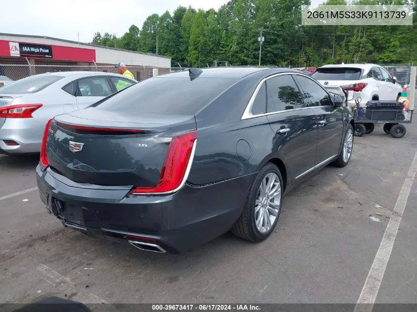 2019 Cadillac Xts Luxury VIN: 2G61M5S33K9113739 Lot: 39673417