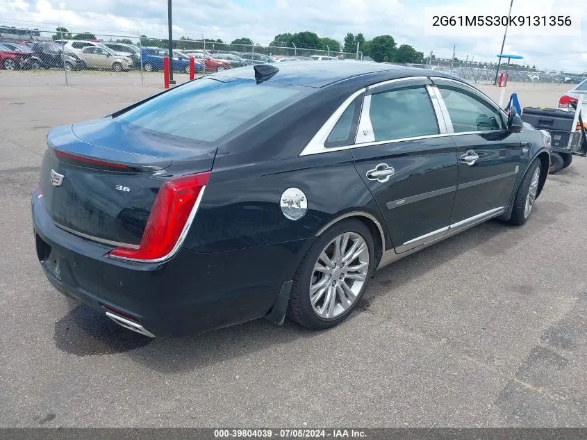 2019 Cadillac Xts Luxury VIN: 2G61M5S30K9131356 Lot: 39804039