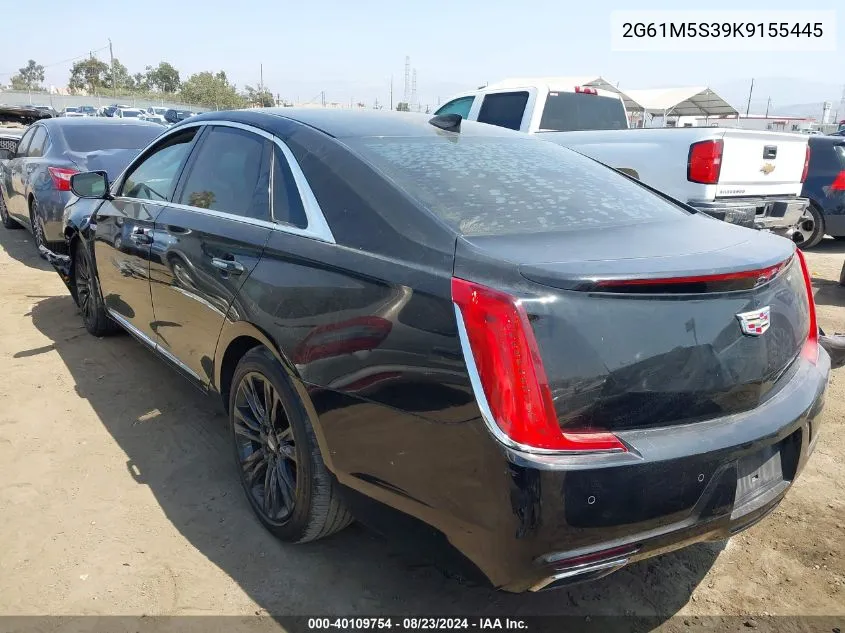 2019 Cadillac Xts Luxury VIN: 2G61M5S39K9155445 Lot: 40109754