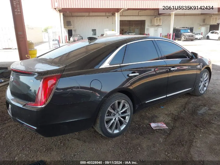 2019 Cadillac Xts W20 Livery Package VIN: 2G61U5S35K9142434 Lot: 40328040