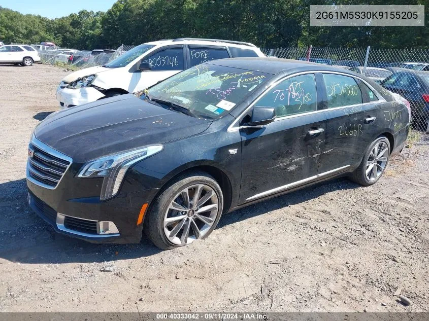 2019 Cadillac Xts Luxury VIN: 2G61M5S30K9155205 Lot: 40333042