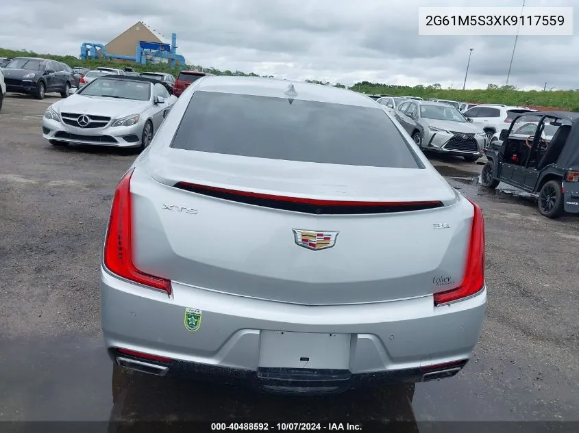 2019 Cadillac Xts Luxury VIN: 2G61M5S3XK9117559 Lot: 40488592