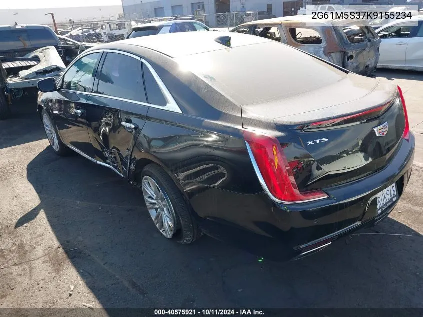 2019 Cadillac Xts Luxury VIN: 2G61M5S37K9155234 Lot: 40575921