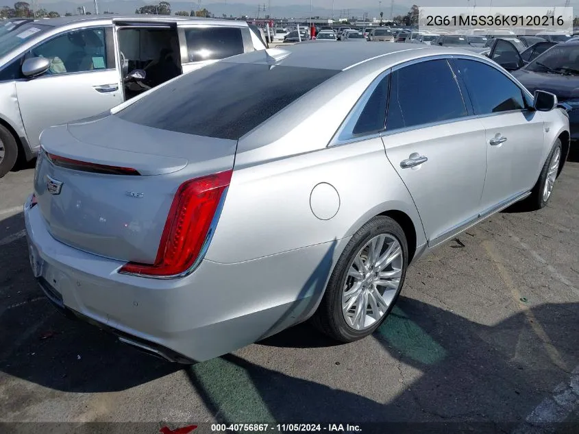 2019 Cadillac Xts Luxury VIN: 2G61M5S36K9120216 Lot: 40756867