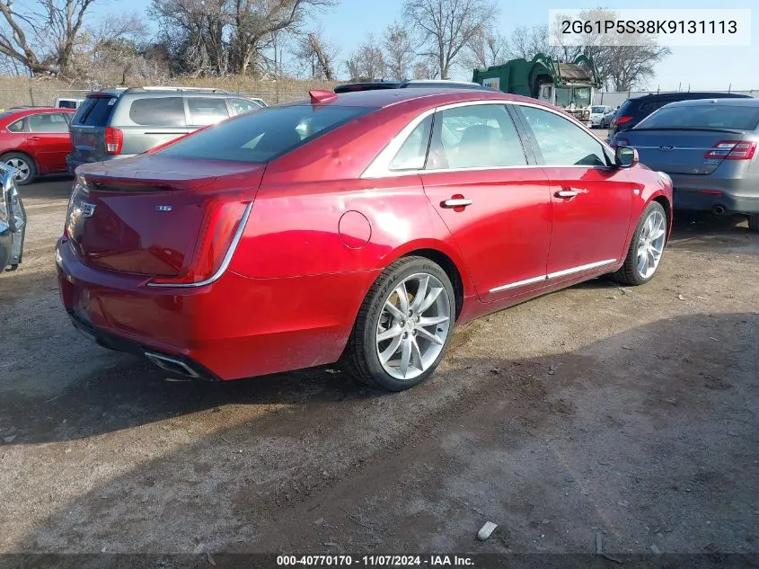 2019 Cadillac Xts Premium Luxury VIN: 2G61P5S38K9131113 Lot: 40770170