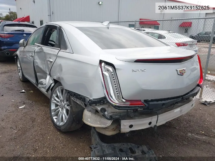 2019 Cadillac Xts Luxury VIN: 2G61M5S37K9152625 Lot: 40808475