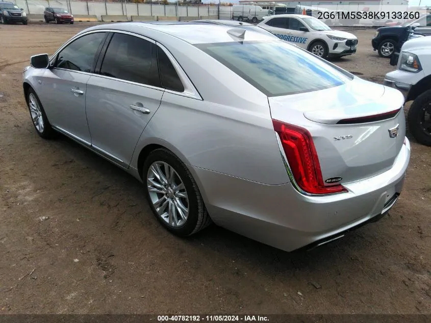 2019 Cadillac Xts Luxury VIN: 2G61M5S38K9133260 Lot: 40782192