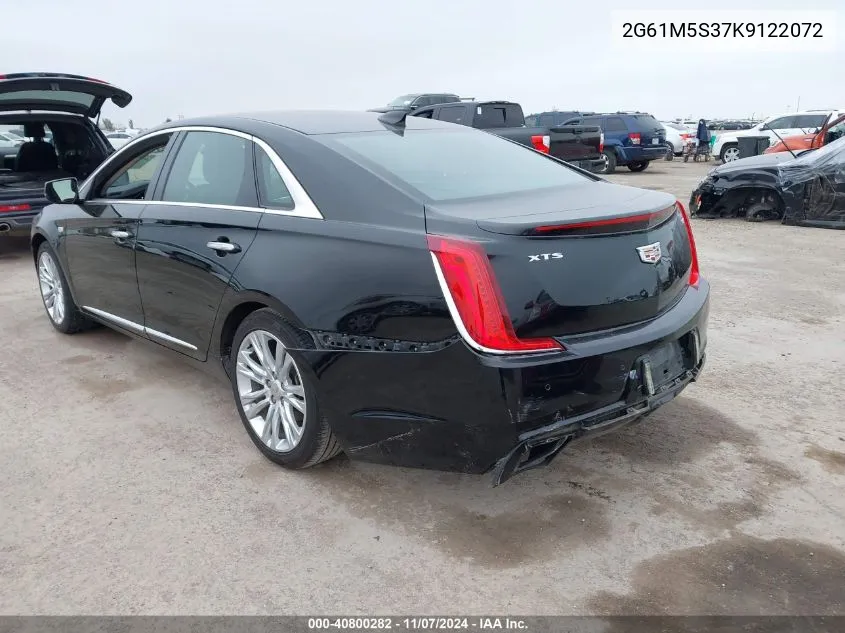 2019 Cadillac Xts Luxury VIN: 2G61M5S37K9122072 Lot: 40800282