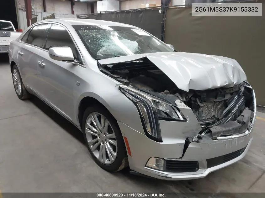 2019 Cadillac Xts Luxury VIN: 2G61M5S37K9155332 Lot: 40898929