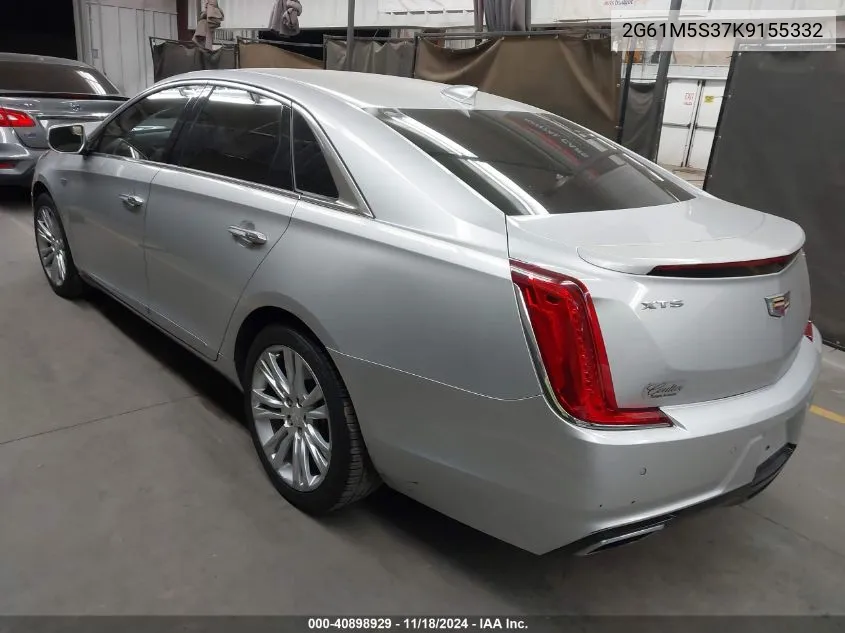 2019 Cadillac Xts Luxury VIN: 2G61M5S37K9155332 Lot: 40898929