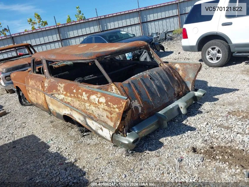 1957 Chevrolet Bel Air Nomad VIN: VC570121822 Lot: 40596247