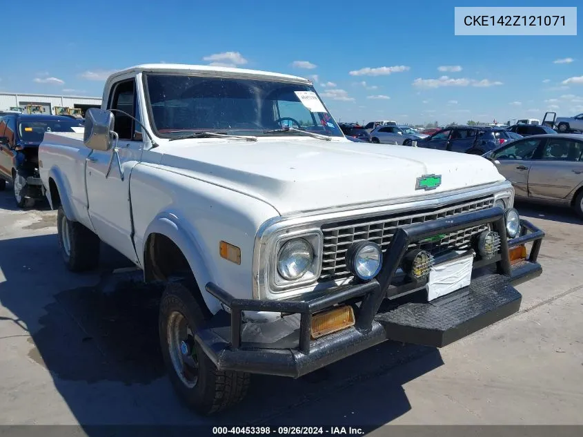 CKE142Z121071 1972 Chevrolet Pk